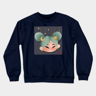 Space Girl Crewneck Sweatshirt